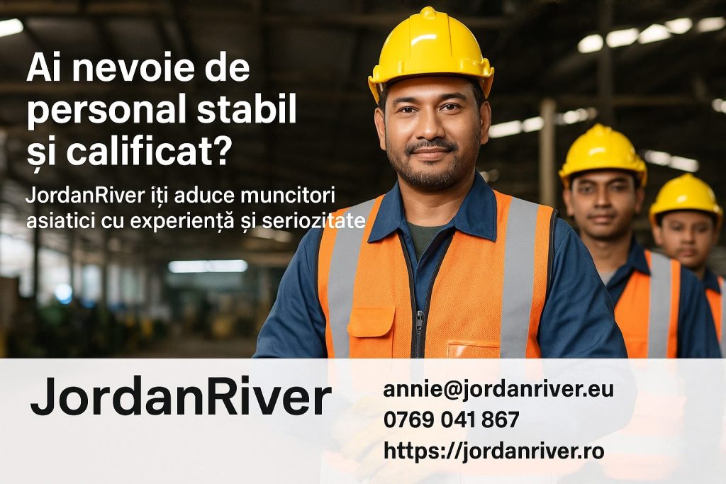 Ai nevoie de personal stabil și calificat? JordanRiver îți aduce muncitori asiatici cu experiență și seriozitate