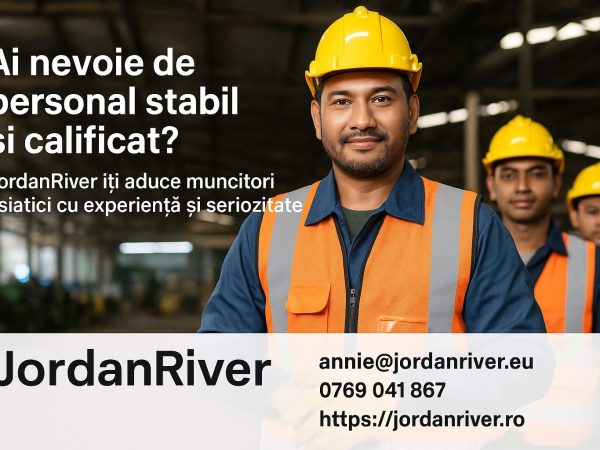 Ai nevoie de personal stabil și calificat? JordanRiver îți aduce muncitori asiatici cu experiență și seriozitate